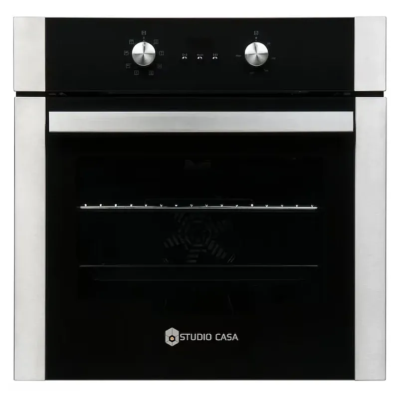 Pachet incorporabil cuptor electric, plita Inductie sticla neagra si hota telescopica Perfect Combo Studio Casa, clasa A, 8 functii, gratare fonta, Negru / Inox - Studiocasa.ro