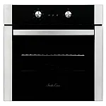 Pachet Cuptor Electric Incorporabil, Studio Casa Venezia Clasic, Ln605Blk, 56L, Clasa A, Termostat, 8 Functii + Plită pe gaz incorporabilă Nuova Cucina, 60cm, 4 arzătoare, Wok, sticlă neagră - Studiocasa.ro