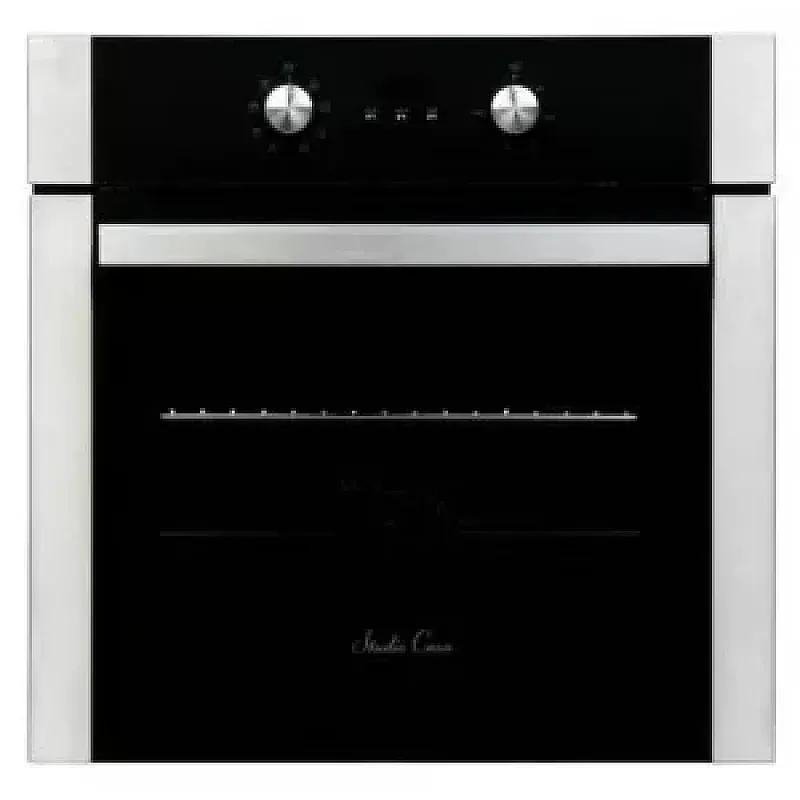 Pachet Cuptor Electric Incorporabil, Studio Casa Venezia Clasic, Ln605Blk, 56L, Clasa A, Termostat, 8 Functii + Plită pe gaz incorporabilă Nuova Cucina, 60cm, 4 arzătoare, Wok, sticlă neagră - Studiocasa.ro