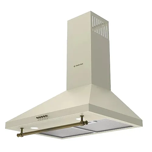 Hota decorativa rustica, 60 cm, Studio Casa Onda Beige Retro, 1 Motor Turbo, 3 viteze