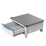 Sertar universal retractabil pentru depozitare, 28l Meliconi, masina de spalat, greutate suprapunere 250kg