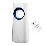 Racitor de aer, portabil, Chill Air 300 ION Studio Casa, 80 W, Functie Racire, Umidificare si Ionizare, 3 viteze, Telecomanda, Display Led, Rezervor apa 4 l, Alb