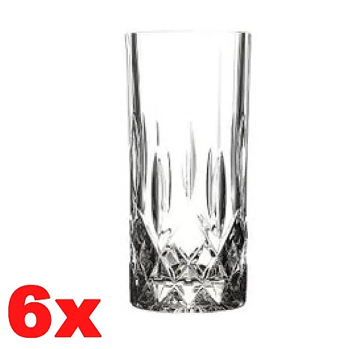 Set 6 pahare inalte HB Opera, Rcr Crystal 