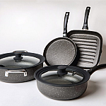 Tigaie de clatite aluminiu - Studio Casa - Pepita Granit - 25cm - GPMCR2551