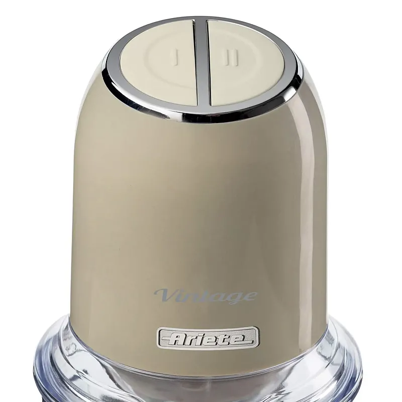 Tocator Ariete Vintage 438/03, Inox, 600ml, 400W, 2 viteze, 4 lame, Cream/Beige