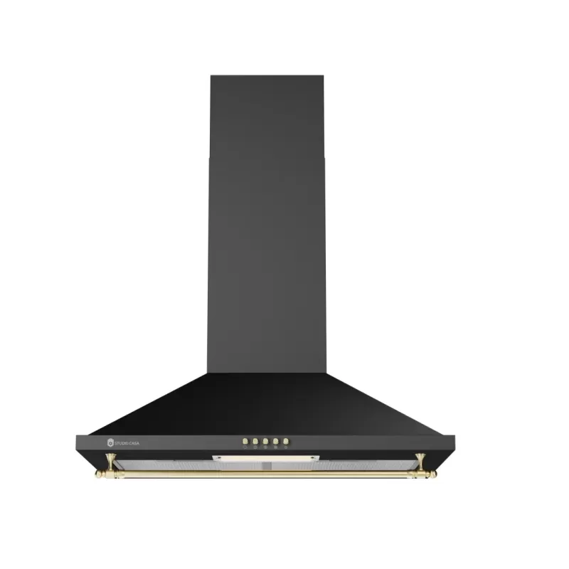 Hota decorativa Studio Casa Onda Retro Black, 1 motor turbo, 3 viteze, finisaje bronz antichizat, Antracit Hota decorativa Studio Casa Onda Retro Black, 1 motor turbo, 3 viteze, finisaje bronz antichizat, Antracit