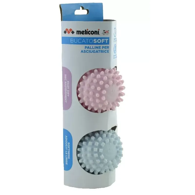 Set 2 mingi pentru uscare Meliconi, Bucato Soft