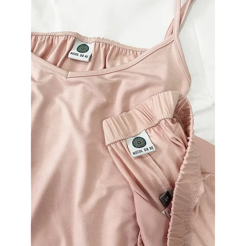 Pijama dama Nicol Da Re, Marie Pink, Bambus, M, Roz