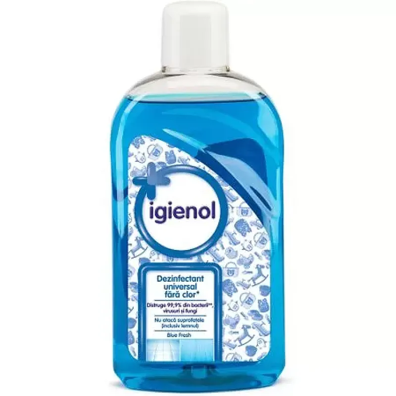 Dezinfectant fara clor Igienol, Blue Fresh, 1L