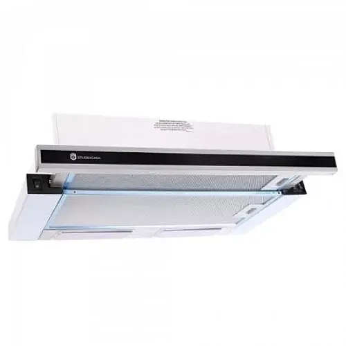 Hota incorporabila telescopica, 60 cm, Studio Casa Lean Vitro, 1 motor, Blk