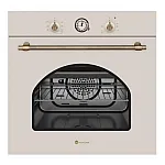 Pachet Cuptor Electric Dolce Vita Fedv60Bg + Plita Gaz Dolce Vita Pdv60Bg + Hota Onda Beige Retro