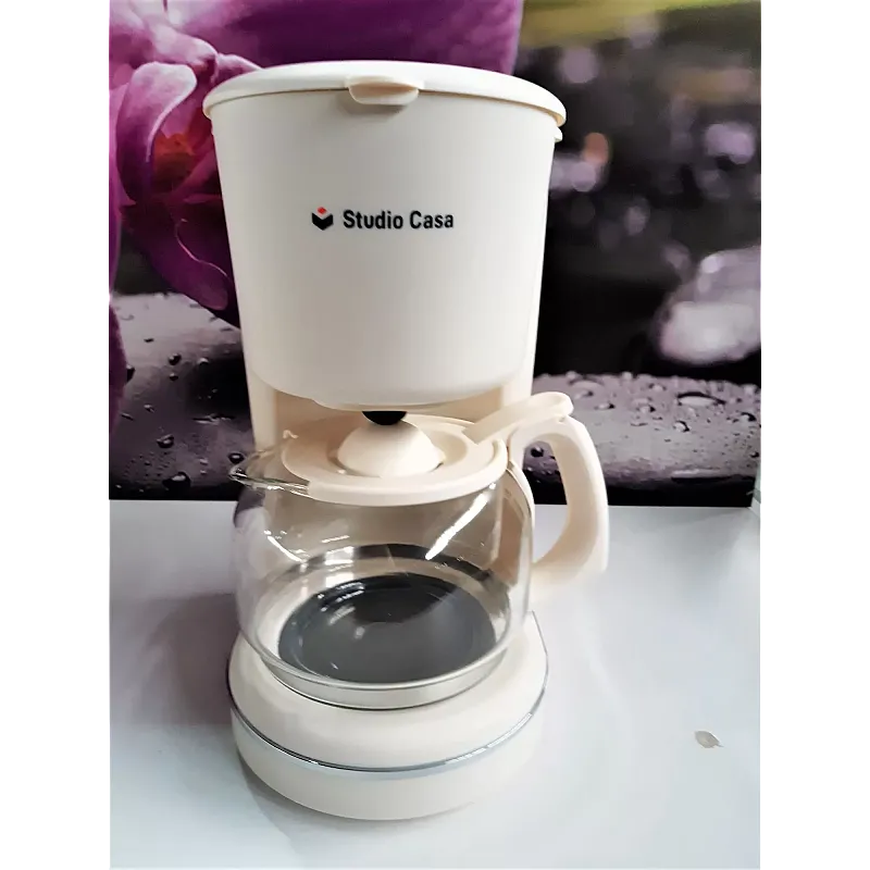 Filtru de cafea Studio Casa, SC2125 Duchess Ivory, 870 W, 1,25 L , carafa sticla