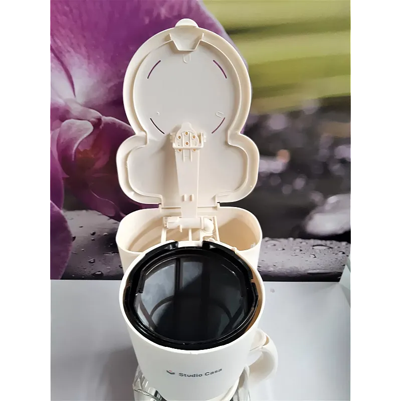 Filtru de cafea Studio Casa, SC2125 Duchess Ivory, 870 W, 1,25 L , carafa sticla