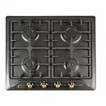 Pachet Toscana Cuptor Electric Fe660Blk+Plita Toscana Pg660Blk+Hota decorativa Studio Casa Onda Retro Black